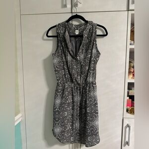 grey gap dress